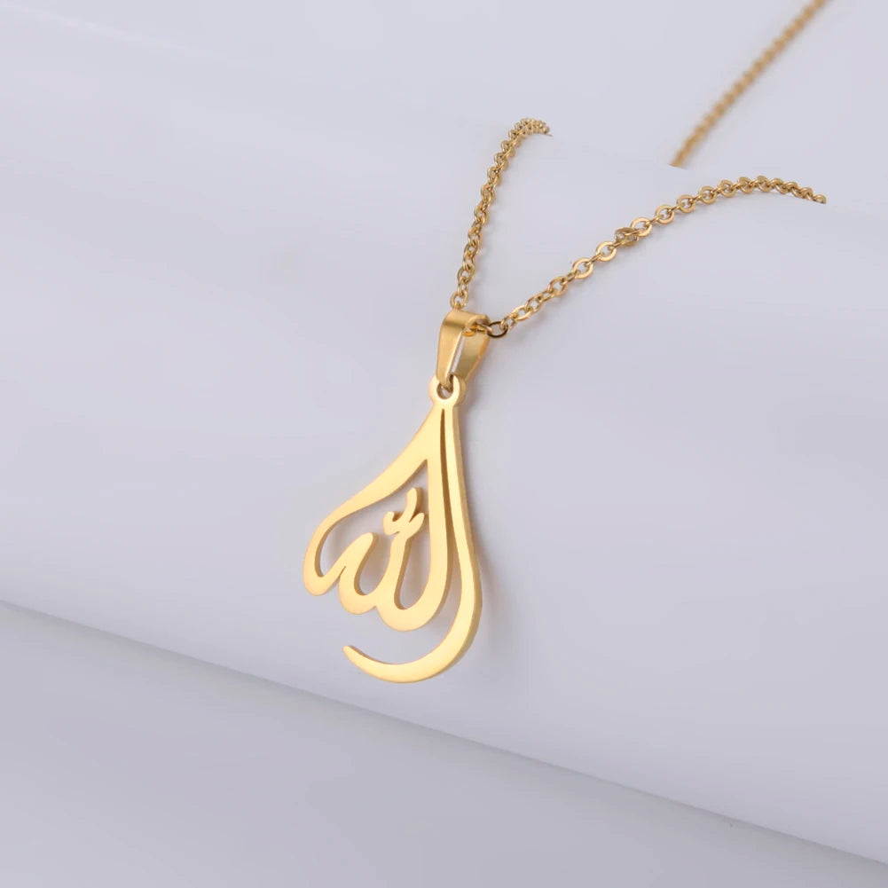 Allah Halskette verschiedene Designs | 18k vergoldet | Für Herren und Damen
