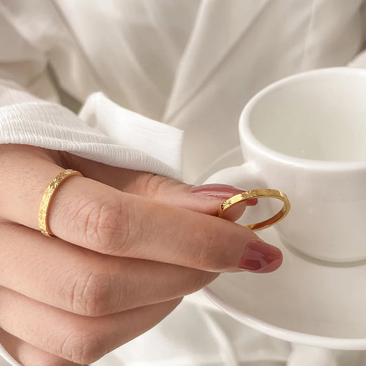 Damen Ring | 18k vergoldet