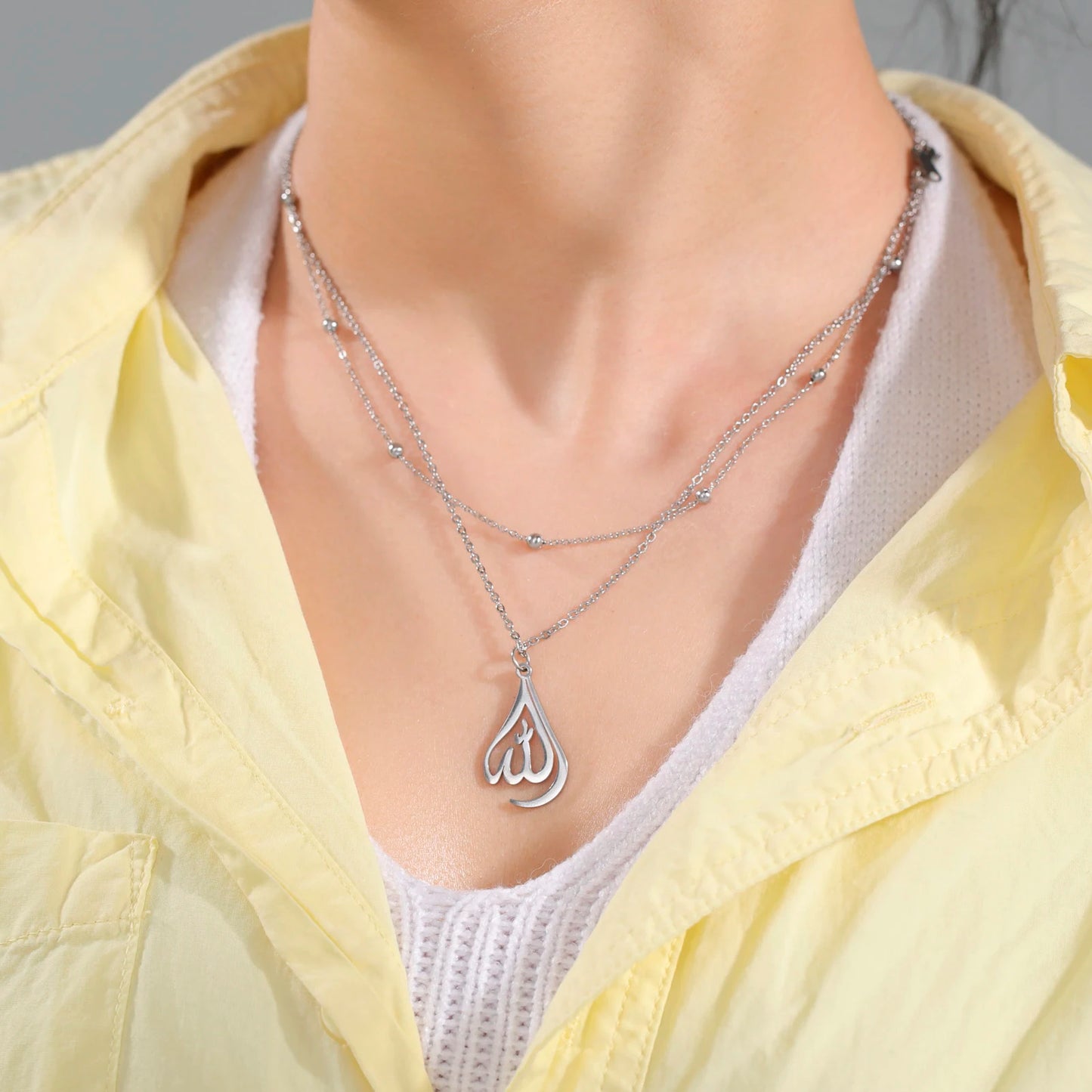 Allah Halskette verschiedene Designs | 18k vergoldet | Für Herren und Damen