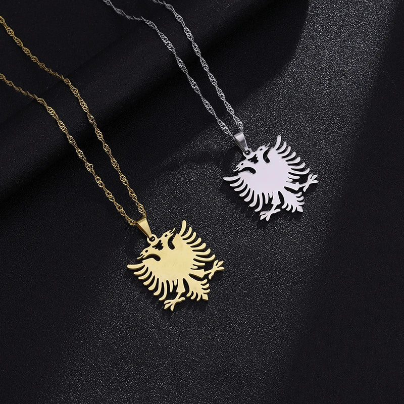 Albanien Halskette| 18K Vergoldet | Für Herren und Damen