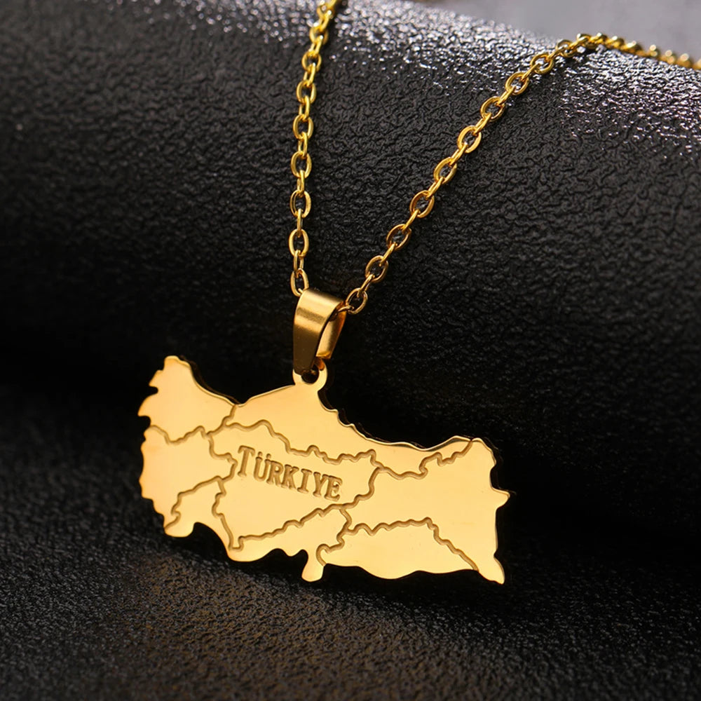 Türkei Halskette | 18k vergoldet | Für Herren und Damen